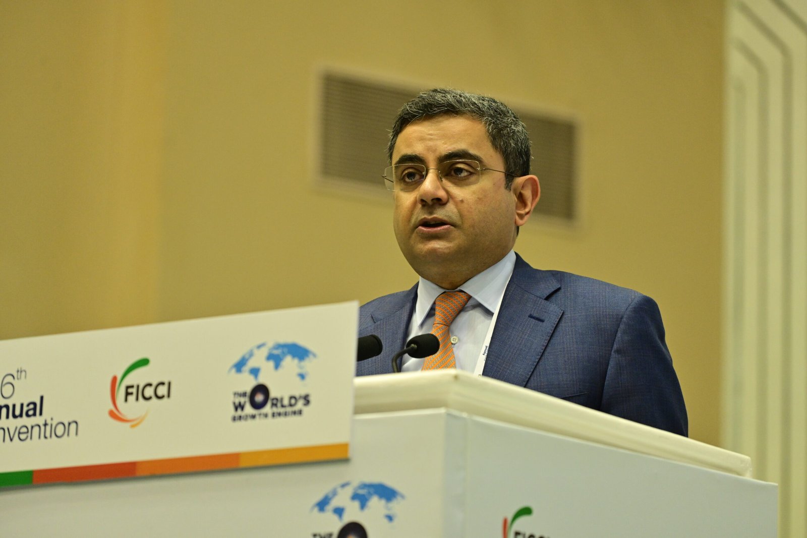 Subhrakant Panda addressing FICCI Annual Convention